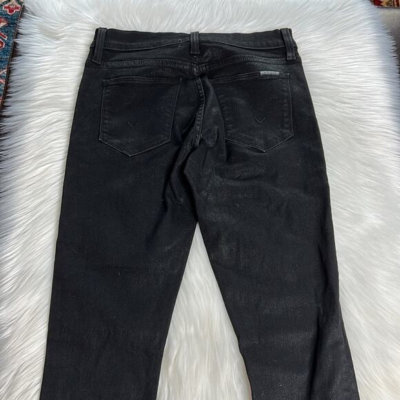 Hudson Black Coated Natalie Skinny Jeans - Picture 8 of 8